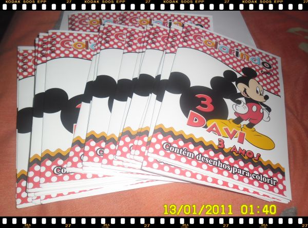 revista para colorir (Mickey)