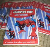 Revistinha para colorir (homem Aranha) 10x15