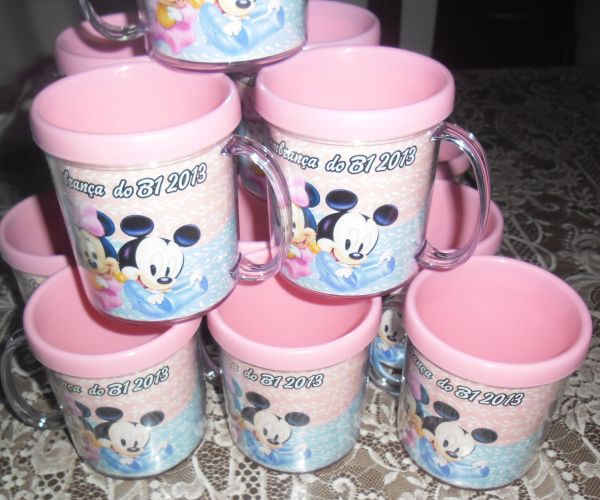 Caneca de Acrilico (Baby Disney)